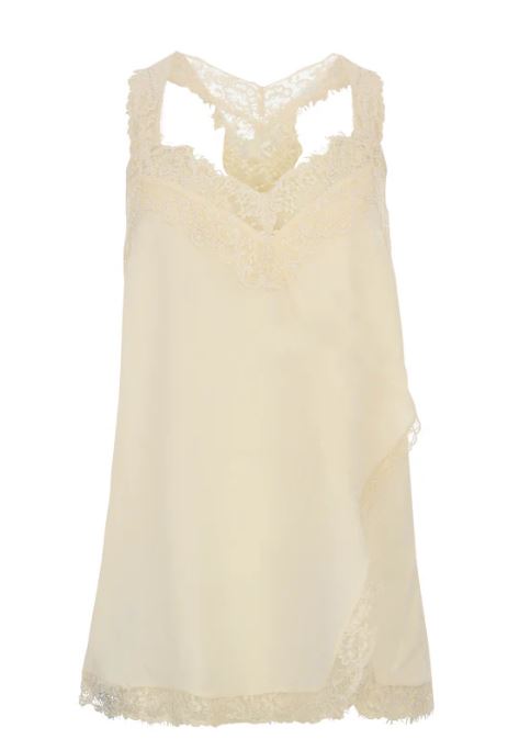 26SS 핑코 민소매 티셔츠 105592 A2SSC00 Bianco cigno