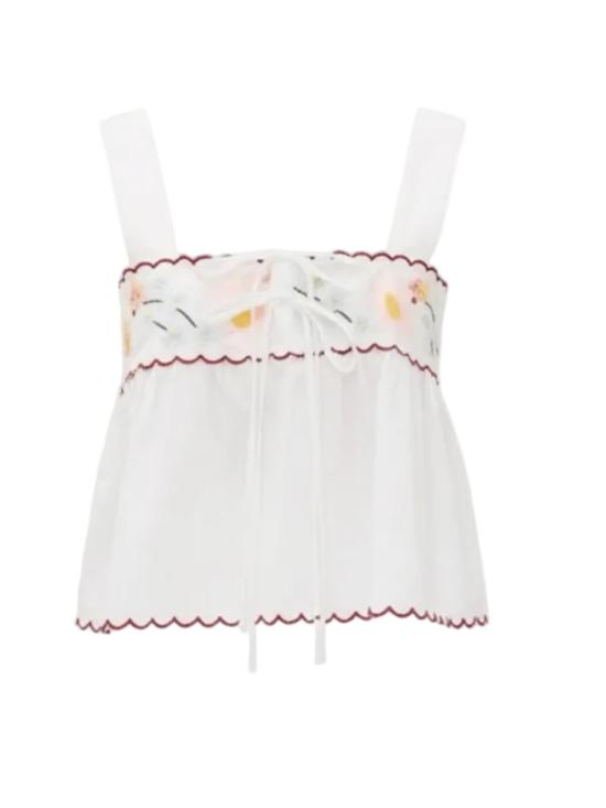  차오 루시아 민소매 티셔츠 안녕 루시아 앤더 탑