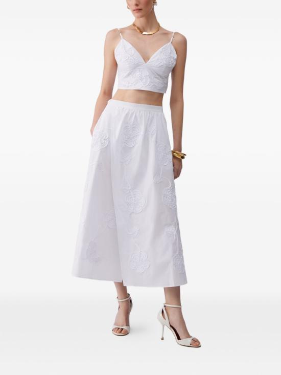 26SS 리우조 롱 스커트 CA6178 T039A11111 White - LIU JO