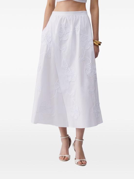 26SS 리우조 롱 스커트 CA6178 T039A11111 White - LIU JO