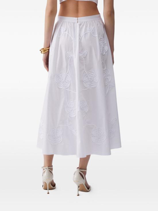 26SS 리우조 롱 스커트 CA6178 T039A11111 White - LIU JO