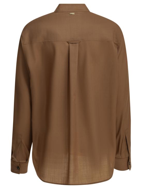 26SS 에르노 블라우스 CM000044D334872240 Brown - HERNO