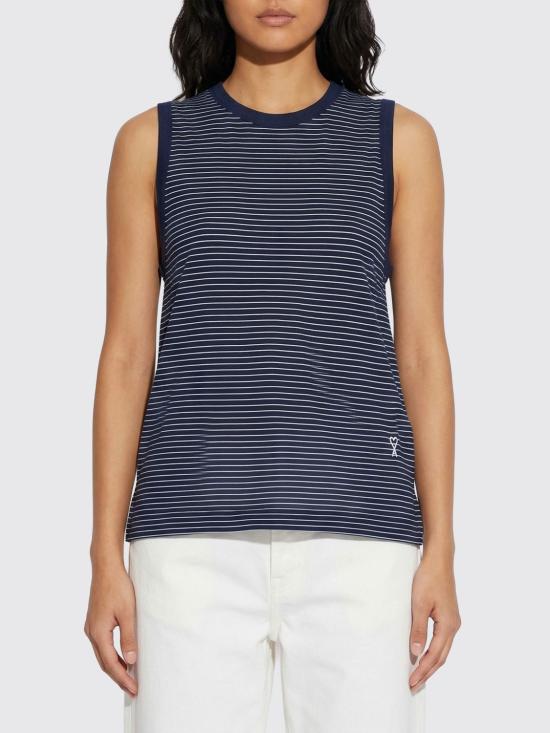 26SS 아미 민소매 티셔츠 FTP818 JE0212A044 BLUE