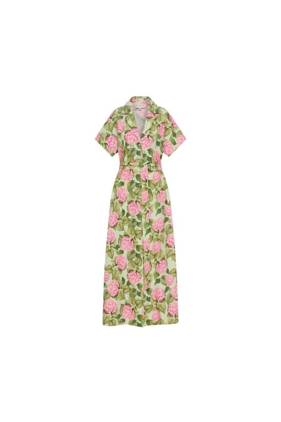  Palm Noosa 롱 원피스 팜 누사 실비 드레스 핑크 자르딘