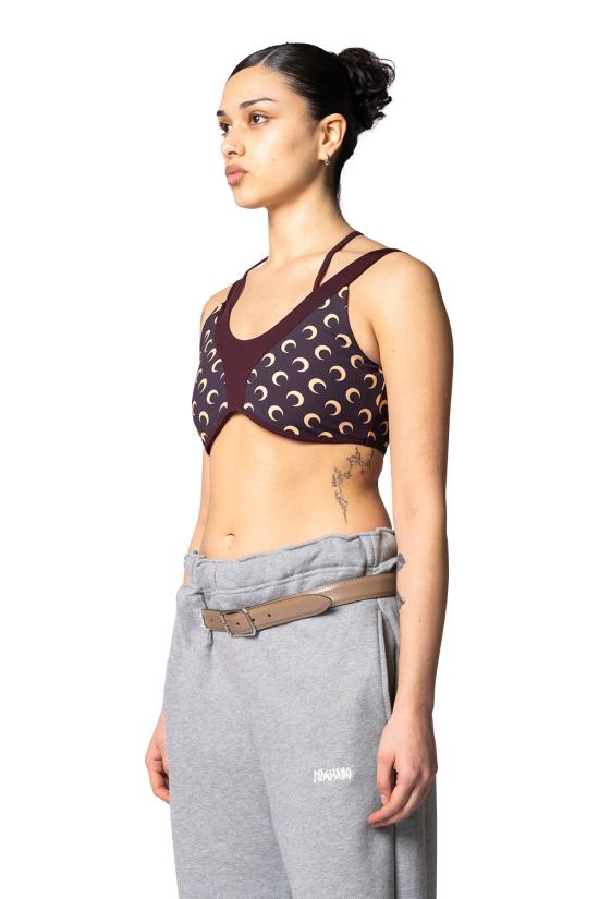 26SS 마린세르 민소매 티셔츠 WTO485ACJER0101 BR51 DEEP MAHOGANY - MARINE SERRE