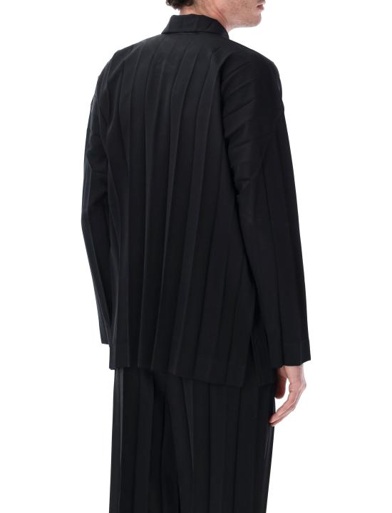 26SS 옴므 플리세 이세이 미야케 긴팔 셔츠 HP66FJ17615 BLACK DOM - HOMME PLISSE' ISSEY MIYAKE