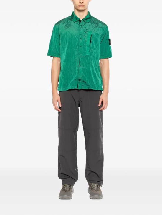 26SS 스톤 아일랜드 반팔 셔츠 L1S15 1200028 S0019 V005H MALACHITE DOM - STONE ISLAND