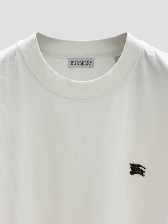 26SS 버버리 반팔 티셔츠 8126558 B7078 CHALK - BURBERRY