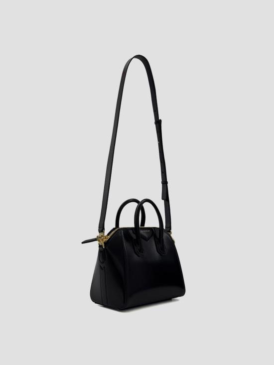 26SS 지방시 레더 미니 안티고나 토트백 BB5148B2AT 001 BLACK - GIVENCHY