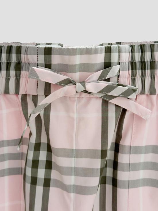 26SS 버버리 체크 코튼 쇼츠 8123642 A5961 MLLW PINK IP CHK - BURBERRY