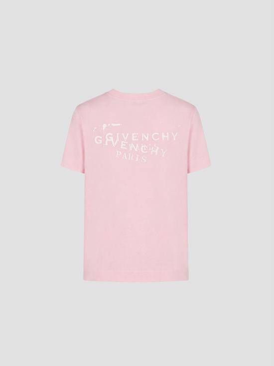 26SS 지방시 반팔 티셔츠 BW70FJP7A7 681 LIGHT PINK - GIVENCHY