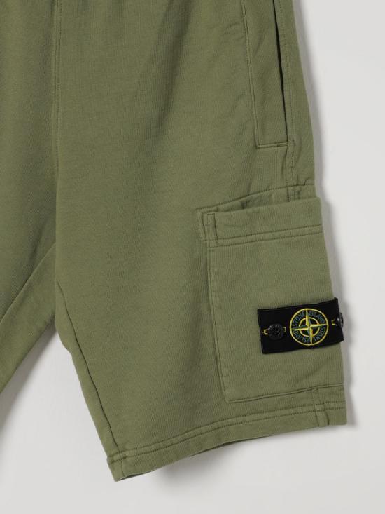 26SS [키즈] 스톤 아일랜드 쇼츠/버뮤다 6200006S0040 V0058 Green - STONE ISLAND