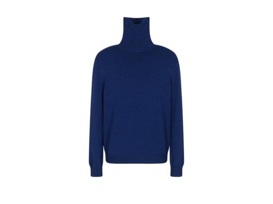25FW 알마니 터틀넥 XM001917 Blue