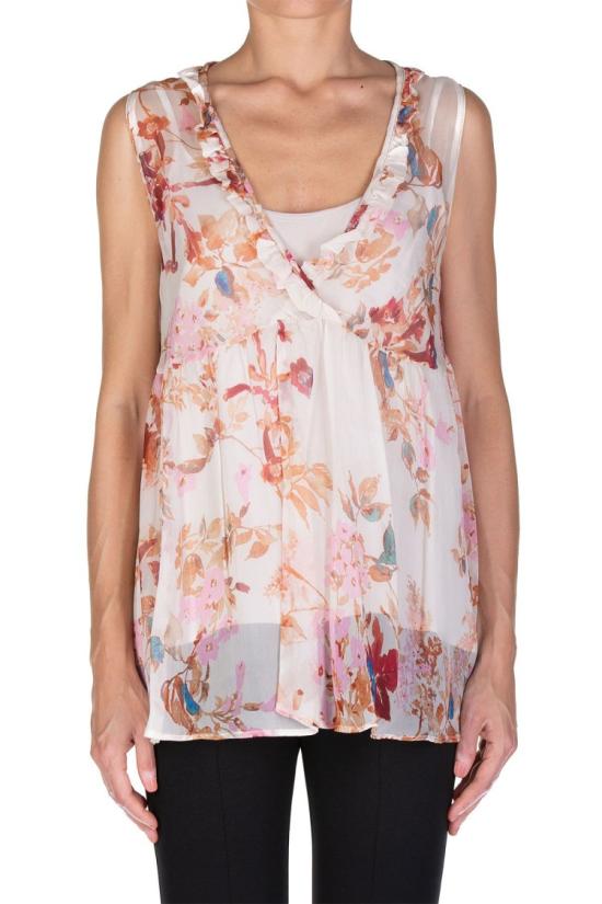  카오스 민소매 티셔츠 MP1TZ060 Pink