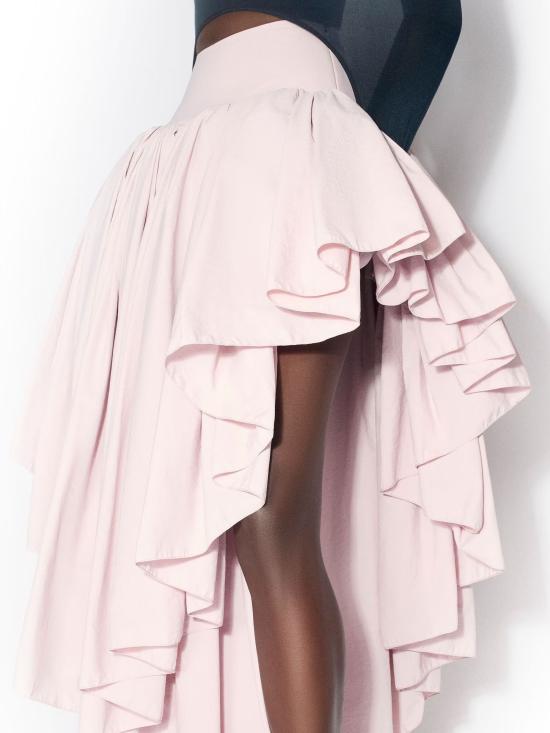 26SS 알라이아 미디 스커트 AA9J2549W178C 416 Rosa - ALAIA