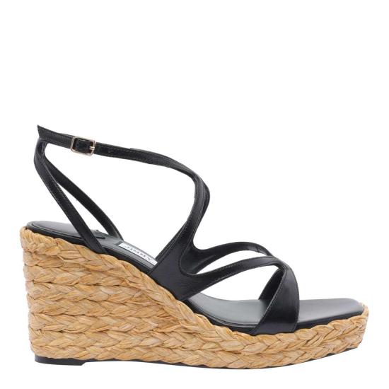  지미추 샌들 아일라 웨지스 블랙