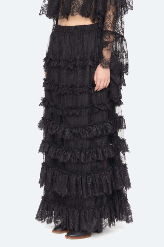  씨뉴욕 롱 스커트 씨 니 홀든 레이스 스커트 - SEA NY