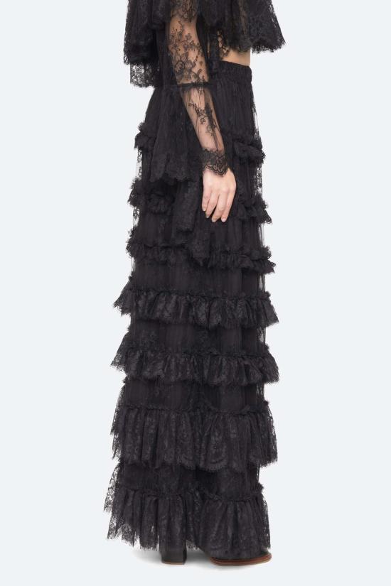  씨뉴욕 롱 스커트 씨 니 홀든 레이스 스커트 - SEA NY