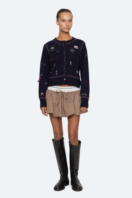  씨뉴욕 가디건 Sea Ny Claira 자수 니트 카디건 - SEA NY