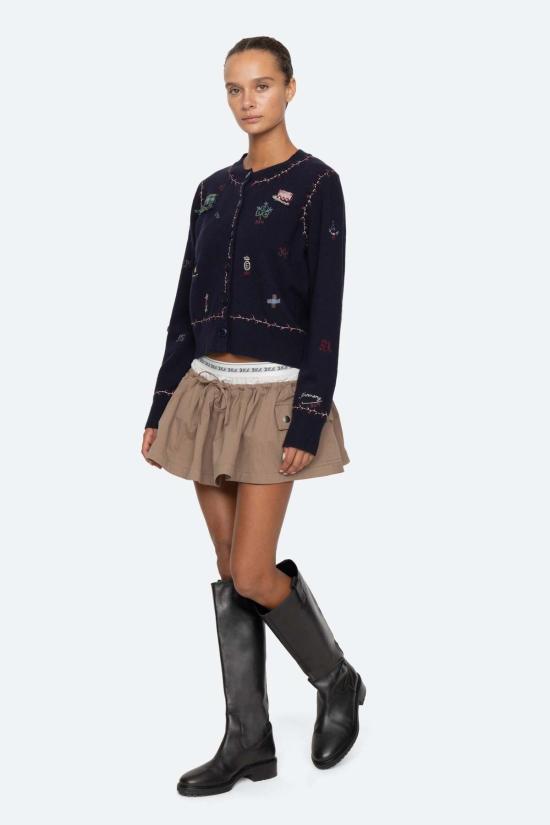  씨뉴욕 가디건 Sea Ny Claira 자수 니트 카디건 - SEA NY