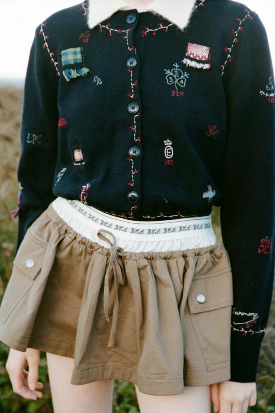  씨뉴욕 가디건 Sea Ny Claira 자수 니트 카디건 - SEA NY