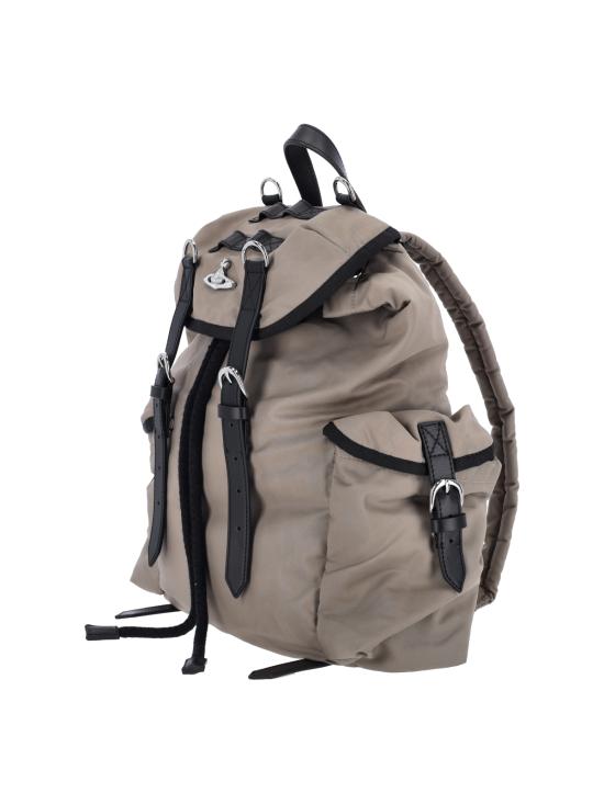26SS 비비안웨스트우드 하이랜드 백팩 43010072U W001Y M410 KHAKI SILVER DOM - VIVIENNE WESTWOOD