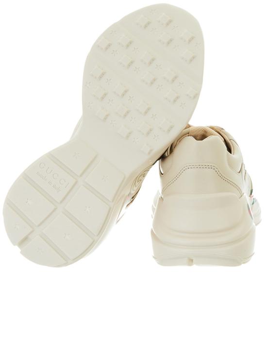 26SS 구찌 RHYTON 라이톤 구찌 로고 스니커즈 528892 DRW00 9522 IVORY DOM - GUCCI