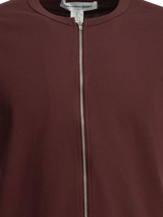 26SS 꼼데가르송 반팔 티셔츠 FQ T017 S262 PURPLE Bordeaux - COMME DES GARCONS