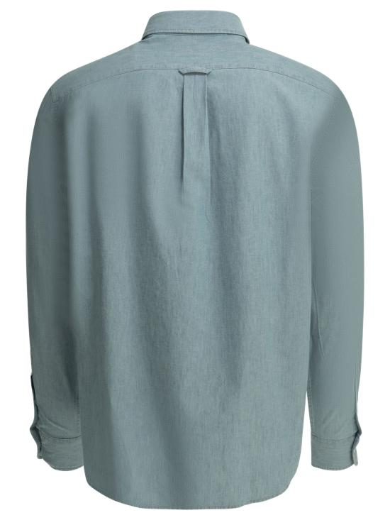 26SS 메종키츠네 긴팔 셔츠 QM00426WC50060434 Light blue - MAISON KITSUNE