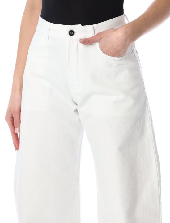 26SS 알라이아 데님 팬츠 AA9P1215D002B 000 Bianco - ALAIA