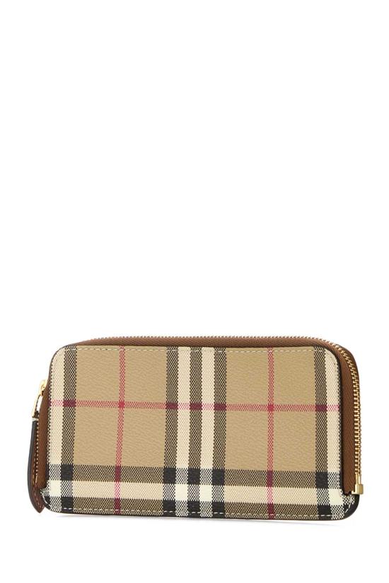 26FW 버버리 라지 체크 지퍼 카드 케이스 8109805 A9534 Checked - BURBERRY