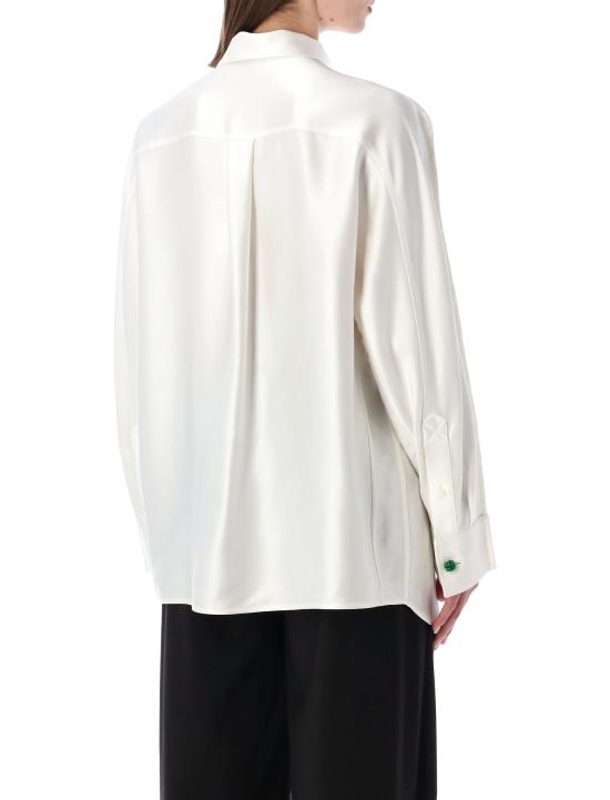 26SS 보테가베네타 반팔 티셔츠 862348V6H10 9071 CHALK WHITE - BOTTEGA VENETA