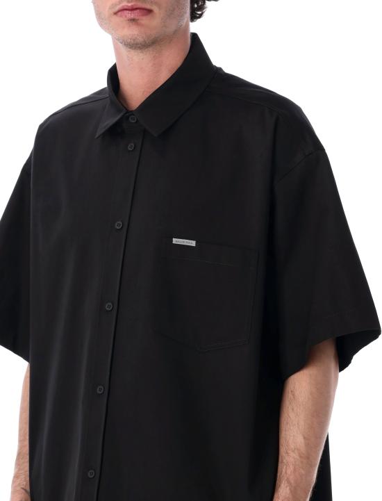 26SS 발렌시아가 반팔 티셔츠 871286TSP13 1000 Nero - BALENCIAGA