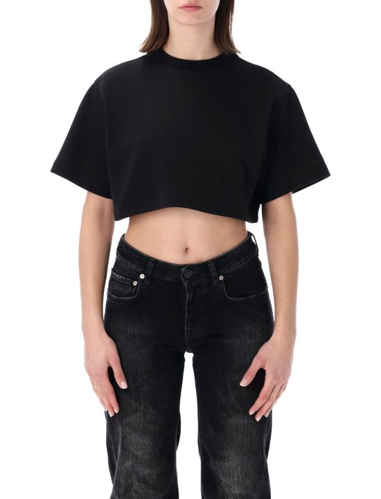 26SS 발렌시아가 반팔 티셔츠 871735TUVA2 1000 Nero