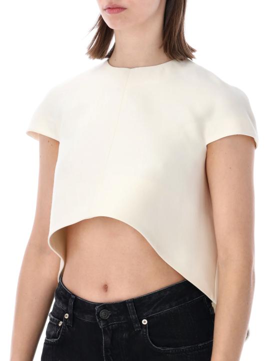 26SS 발렌시아가 탑 872135TUT22 9002 Bianco - BALENCIAGA