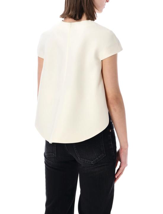 26SS 발렌시아가 탑 872135TUT22 9002 Bianco - BALENCIAGA