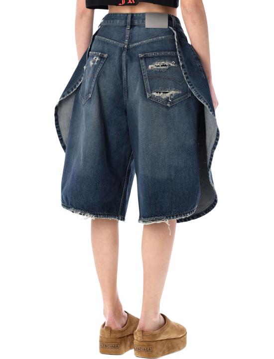 26SS 발렌시아가 데님 숏팬츠 872219TRW61 4060 DARK OCEAN - BALENCIAGA