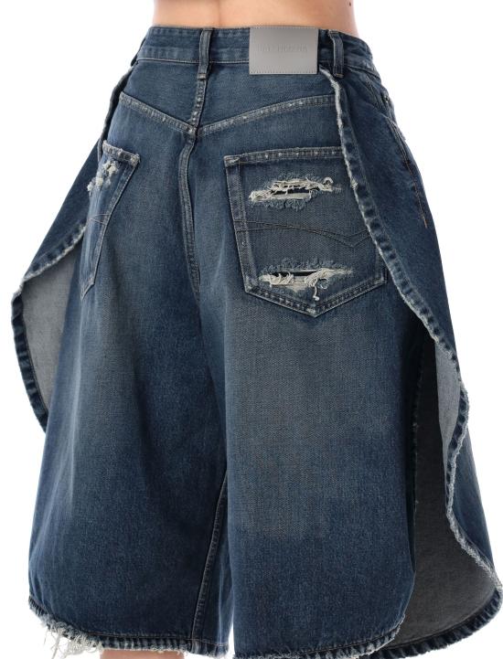 26SS 발렌시아가 데님 숏팬츠 872219TRW61 4060 DARK OCEAN - BALENCIAGA