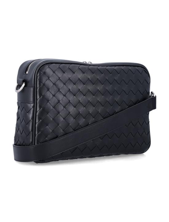 26SS 보테가베네타 미디움 인트레치아토 카메라백 755925V2HL1 8803 Nero - BOTTEGA VENETA
