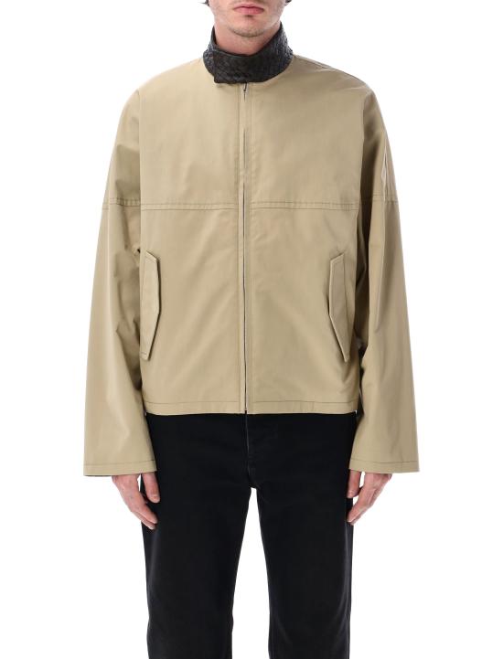 26SS 보테가베네타 컴팩트 코튼 자켓 852530V6KO0 2549 SAHARA BEIGE