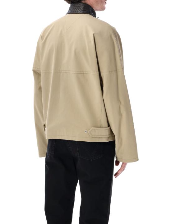 26SS 보테가베네타 컴팩트 코튼 자켓 852530V6KO0 2549 SAHARA BEIGE - BOTTEGA VENETA