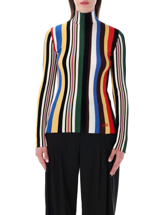 26SS 로에베 탑 S540Y55K57 7316 RED MULTICOLOUR