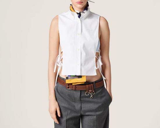 26SS 미우미우 베스트 MK2024SOOO19SE F0009 BIANCO - MIU MIU