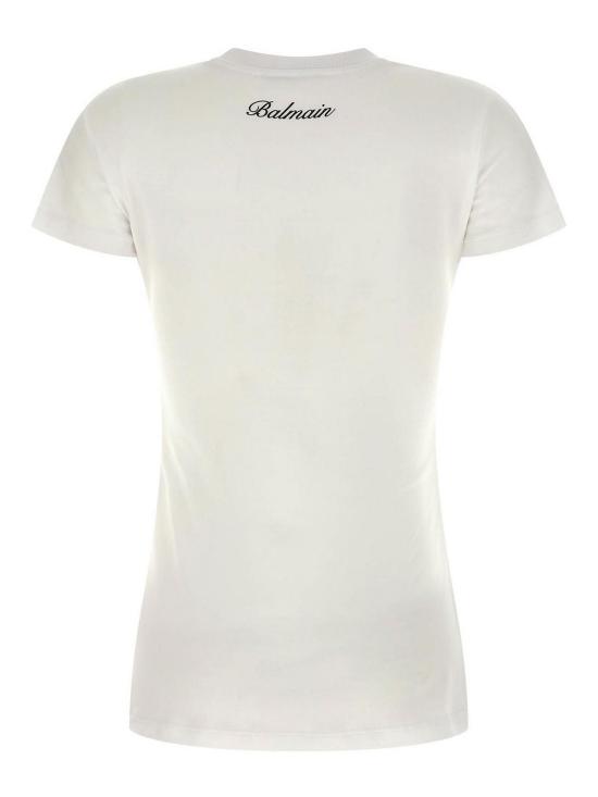 26SS 발망 반팔 티셔츠 GF1EF002BD39GAB White - BALMAIN