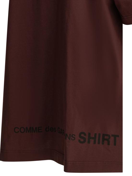 26SS 꼼데가르송 반팔 티셔츠 FQ T016 S262 PURPLE Bordeaux - COMME DES GARCONS