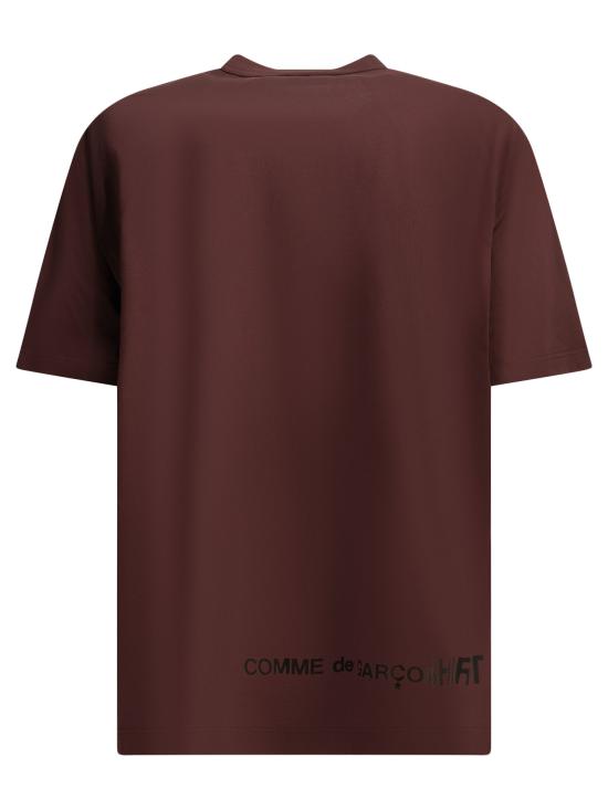 26SS 꼼데가르송 반팔 티셔츠 FQ T016 S262 PURPLE Bordeaux - COMME DES GARCONS