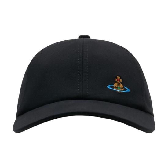 26SS 비비안웨스트우드 볼캡 81020019 W01HC N401 BLACK DOM