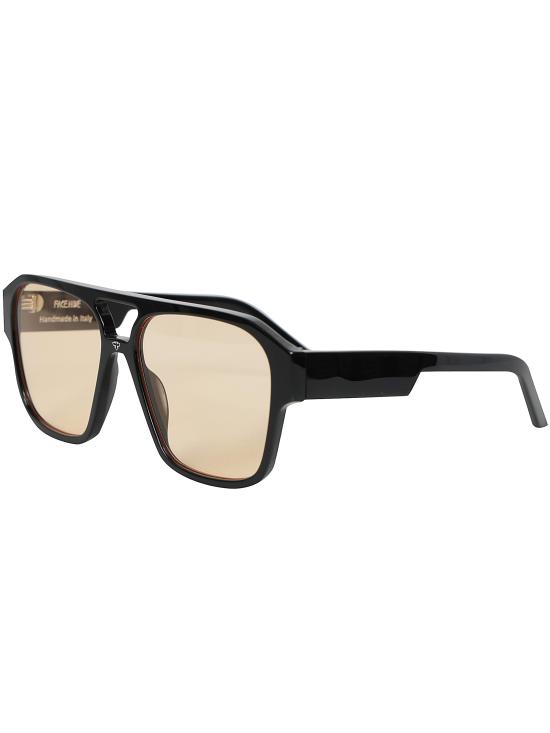 26SS 페이스 하이드 선글라스 DOPPIOPONTE BLACK ORANGE - FACE HIDE