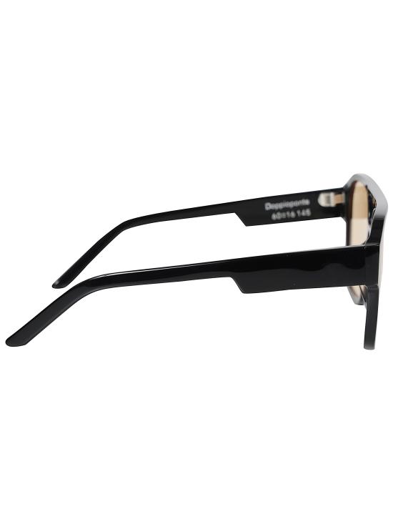 26SS 페이스 하이드 선글라스 DOPPIOPONTE BLACK ORANGE - FACE HIDE