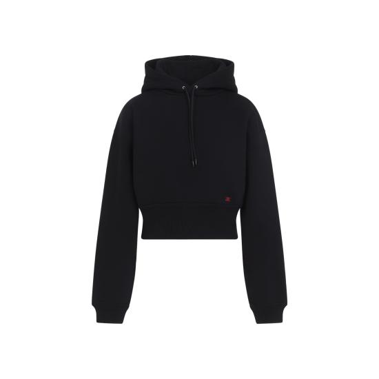 26SS 셀린느 후드 티셔츠 RY0OL1233 GDX7 BLACK ROUGE CERISE - CELINE